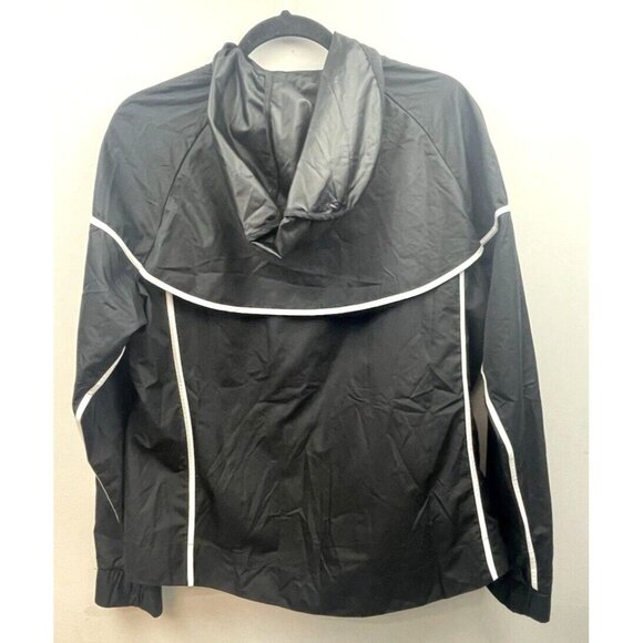 Nike Light Vented Zip Jacket Black Womens M Windbreaker With Zippered Pockets - Picture 10 of 16